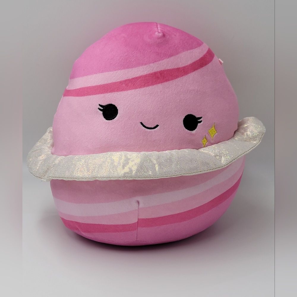 Zuzana Planet Kelly Toys Squishmallow Soft Plush Saturn Orbit  Pink Eyelashes